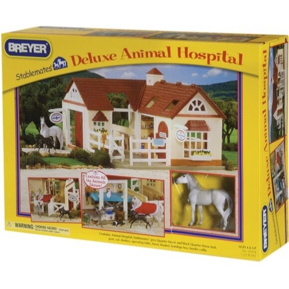 Breyer Stablemates Deluxe Animal Hospital Set (1:32 Scale) New NIB No. 59204 - Picture 9 of 9